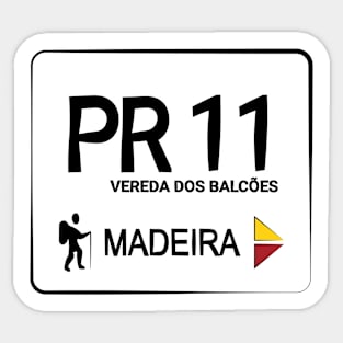 Madeira Island PR11 VEREDA DOS BALCÕES logo Sticker